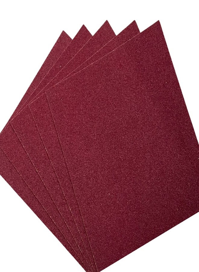 Color Zebra SAND PAPER/EMERY PAPER/SANDING PAPER Grit - 80 .Pack of 05 Sheets of Aluminum Oxide Sanding Paper. For Dry Sanding of Wood and Metal. - Image 1